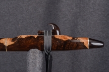 African Blackwood Burl Native American Flute, Minor, Mid A-4, #U6G (10)